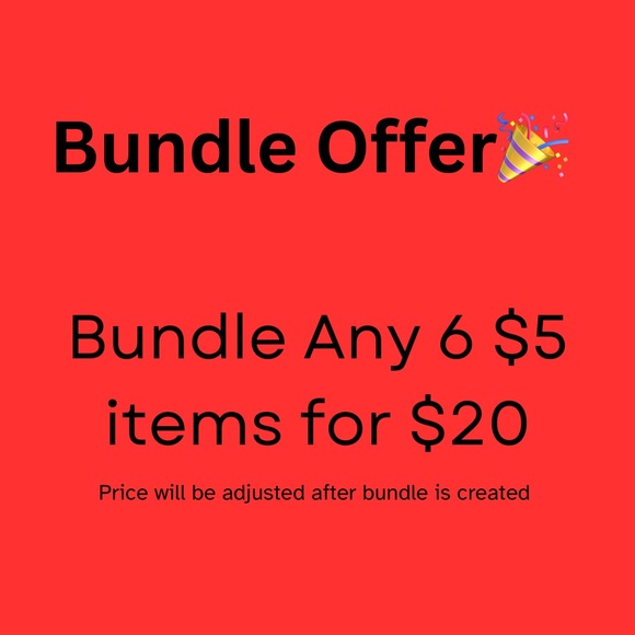 Other - Bundle Offer Graphic Tee-Style Image in Bright Red